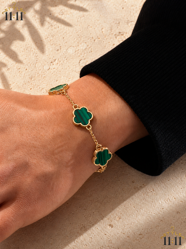 Pulsera Trébol de la Suerte 🍀 $4 | Para Hombre | Verde