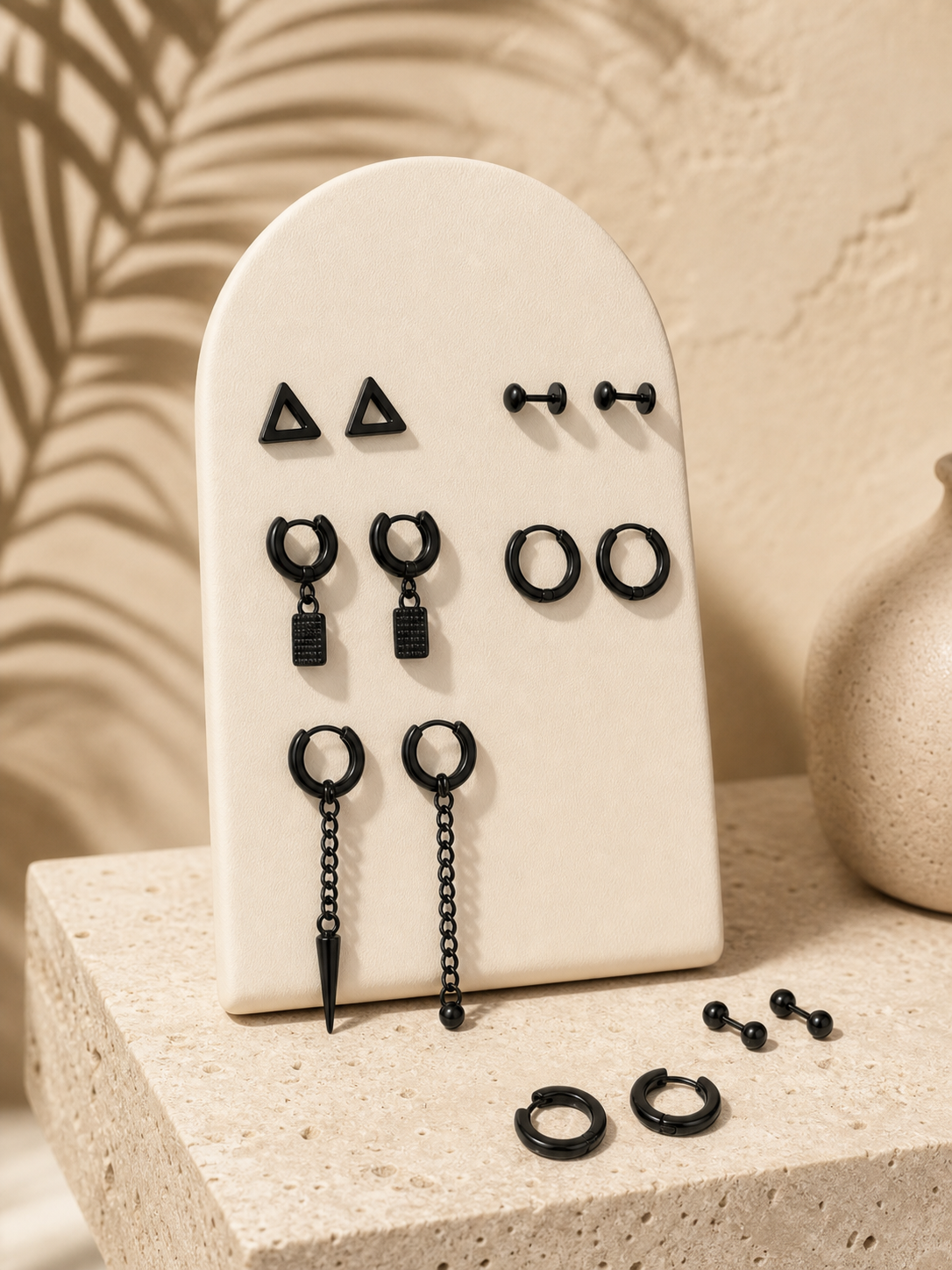 Conjunto Pendientes de Cruz Punk ✝️ $8 | Set Completo Vintage Unisex