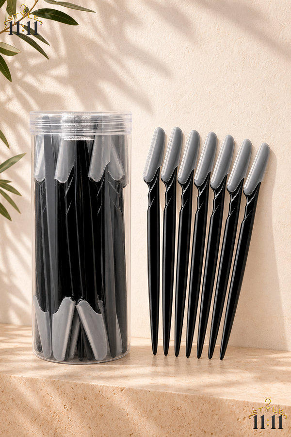 Set Navajas para Cejas 🪞 $16 | Recortador de Precisión con Estuche