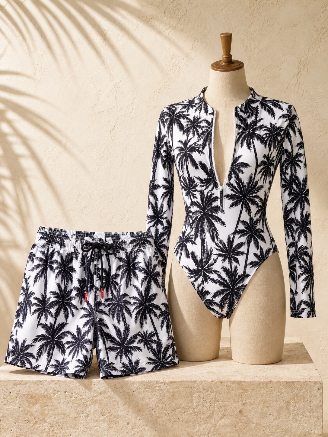 Conjunto de Playa Manfinity 🌴 $25 | Traje de Baño 2 Piezas | Talla M