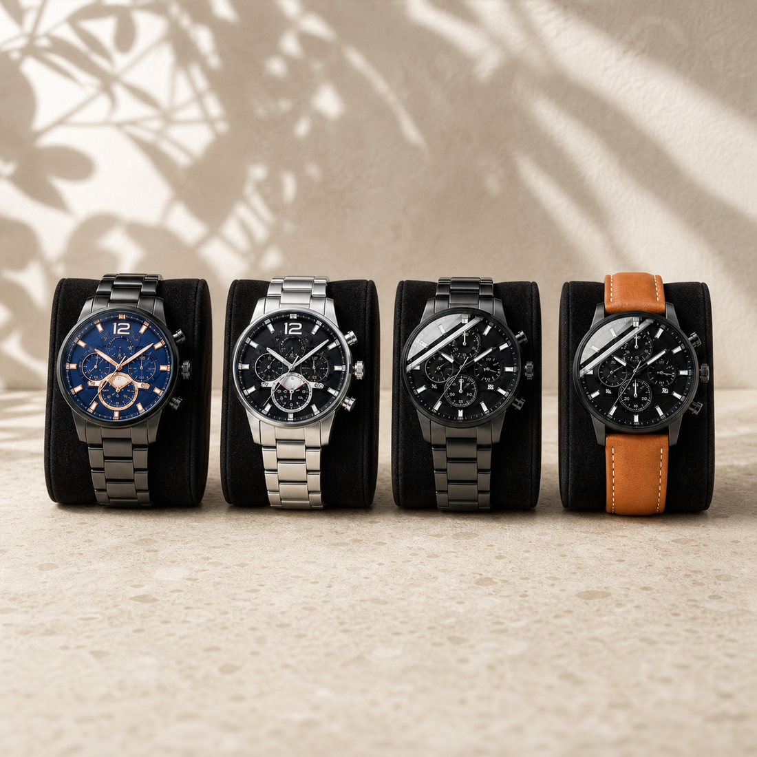 Reloj de Cuarzo para Hombre ⌚ $7 c/u | Estilo Ejecutivo | 4 Modelos