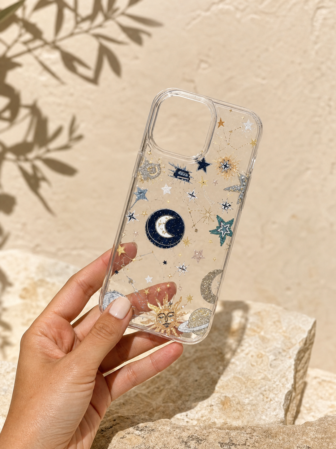 Funda Luna y Estrellas 🌙 $5 | Transparente Anti-Golpes | iPhone 12 Pro Max