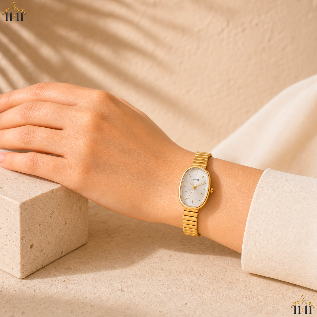 Reloj de Mujer Acero Dorado ⌚ $12 | Minimalista Elegante